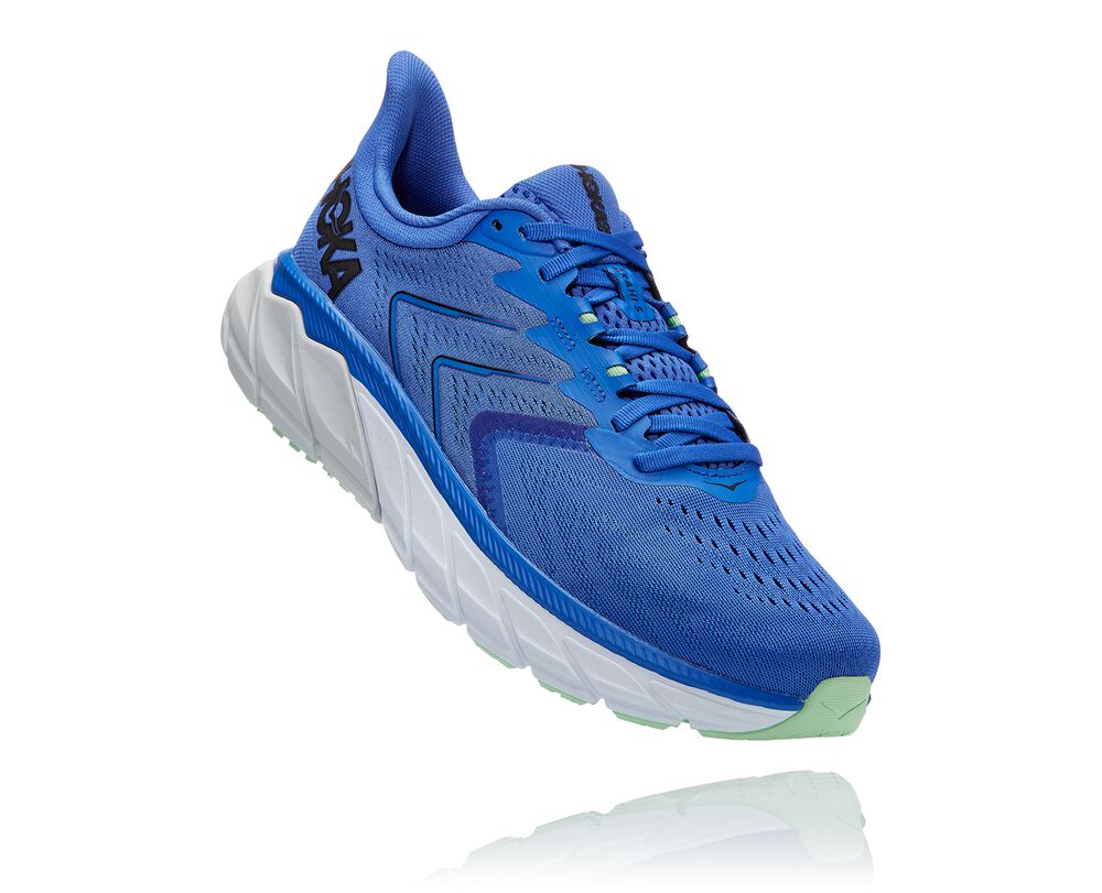 Hoka One One Arahi 5 Ortopediska Skor Herr Blå/Svarta - SE-7096832